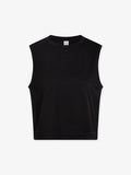 Page Seamless Crop Tank - Black