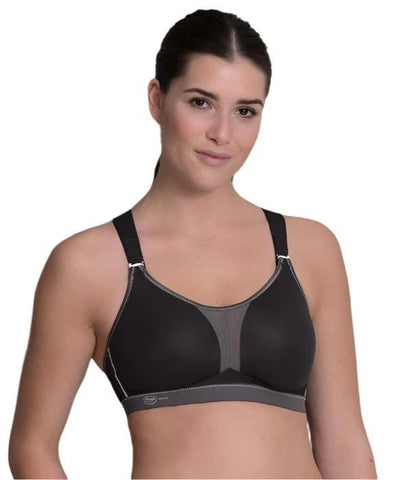 DynamiX Star Sports Bra - Black/Anthracite