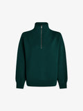 Hawley Half Zip Sweat - Forest