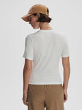 Regina Fitted Tee - White