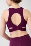 Wellness Bra - Black Plum