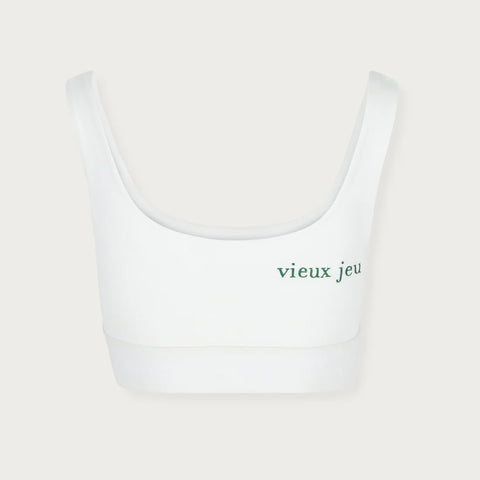 Bea Bra - White/Green