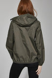 Full Zip Packable Rain Jacket and Windbreaker - Torba