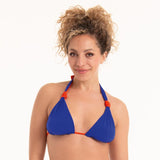 Luisa Bikini Top - Ocean Blue/Sunset