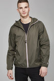 Full Zip Packable Rain Jacket and Windbreaker - Torba