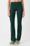 Flared Sports Pants - Seaweed