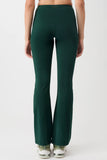 Flared Sports Pants - Seaweed