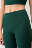 Flared Sports Pants - Seaweed