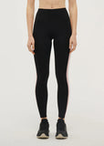 Free Play Full Length Legging - Black/Crystal Rose