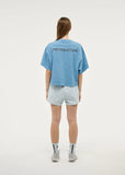 Nomad Boxy Tee - Washed Bright Blue