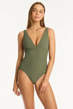 Spinnaker Panel Line One Piece - Khaki