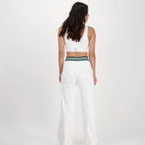 Stella Pants - White/Green