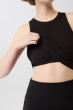 Athleisure Top - Black