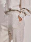 The Relaxed Pant 27.5 - Ivory Marl