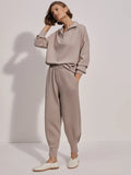 The Relaxed Pant 27.5 - Taupe Marl