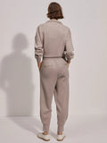 The Relaxed Pant 27.5 - Taupe Marl