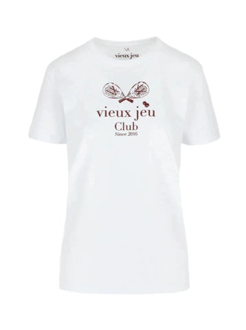 Vieux Jeu Club Padel Shirt - Burgundy