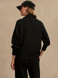 Roxbury Zip-Through Sweat - Black