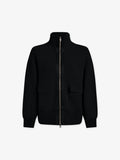 Roxbury Zip-Through Sweat - Black