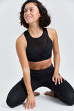 Rebel Sports Bra - Black